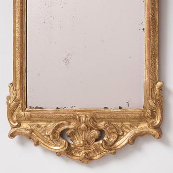 A Swedish Rococo mirror 1778 by Nils Meunier ( Stockholm 1754-1797).