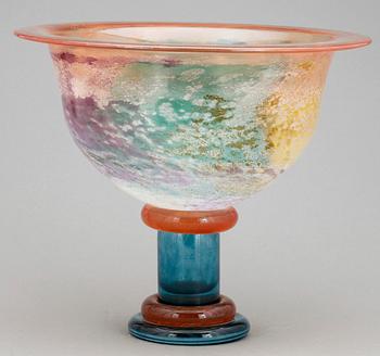 SKÅL på FOT, glas, ur serien "Cancan", Kjell Engman, Kosta Boda. 1900-talets andra hälft.