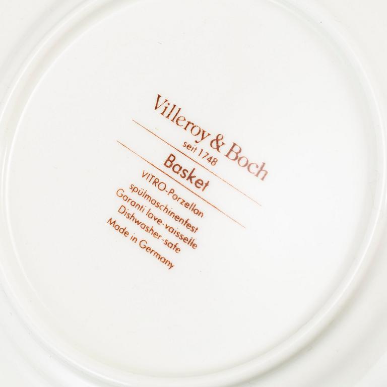 A Villeroy & Boch "Basket" part coffee and tea service (36 pieces).