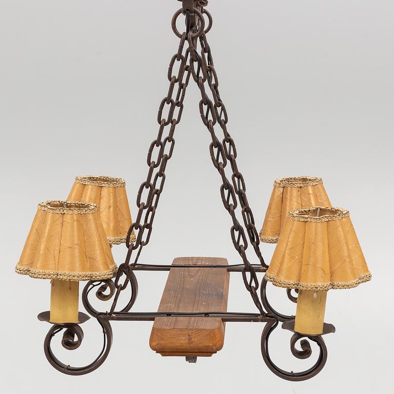 A ceiling lamp, 1920's-30's.
