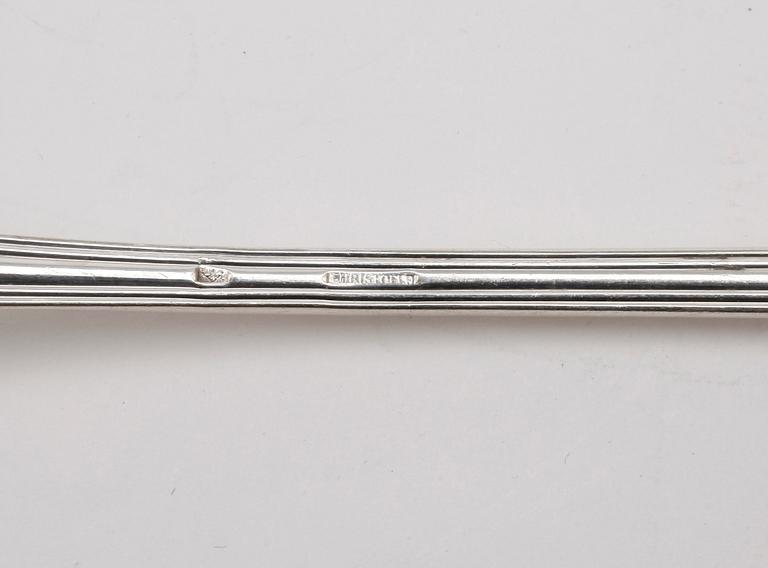 MATBESTICK, 27 delar, nysilver, Christofle, Paris tidigt 1900-tal.