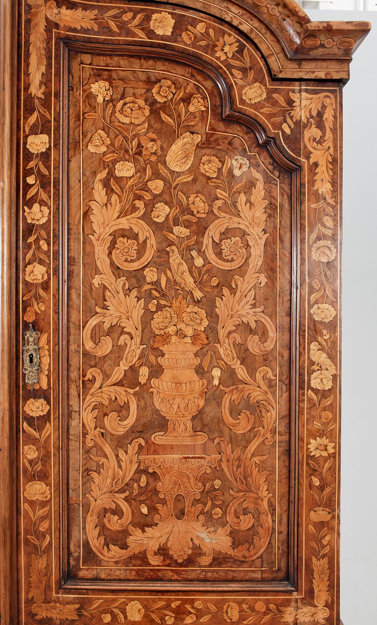 SKÅP, barock, Holland, 1700/1800-tal.