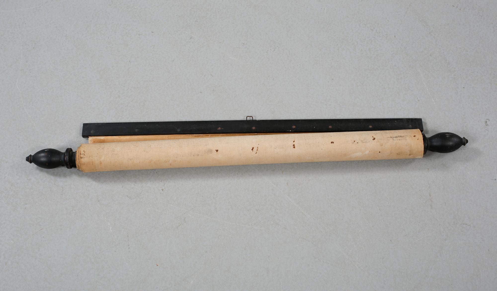 SKOLPLANSCH, daterad 1868.