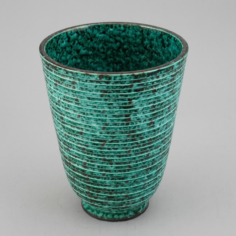 WILHELM KÅGE, an "Argenta" stoneware vase, Gustavsberg Sweden.