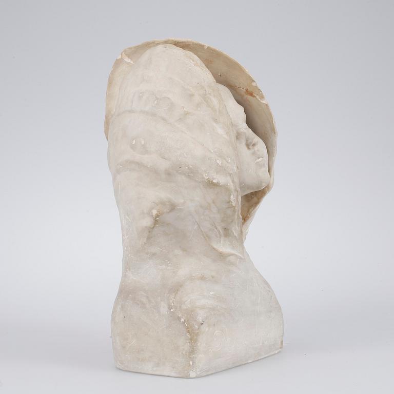 WERNER ÅKERMAN, skulptur, gips, signerad och daterad 1899.