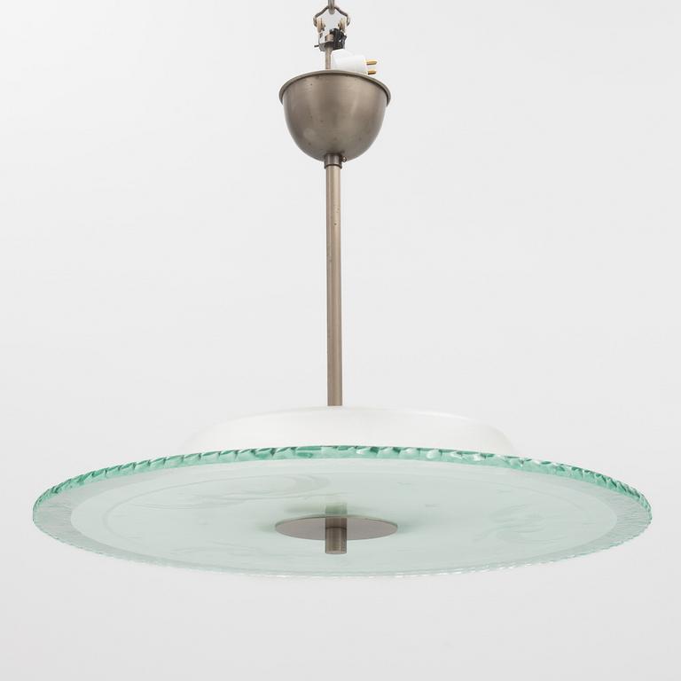 Ceiling lamp, Swedish Modern, 1940s.