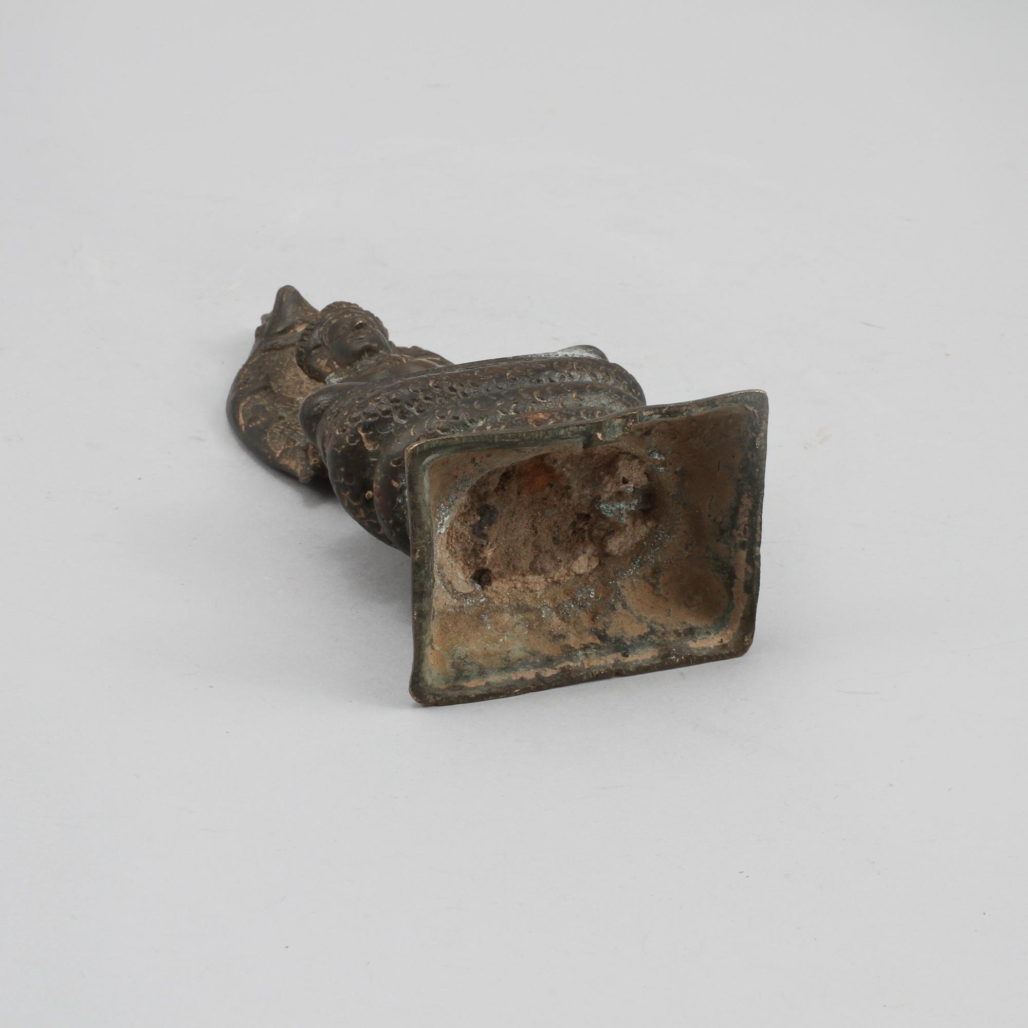 SKULPTUR, järn, orientalisk, 1900-tal.