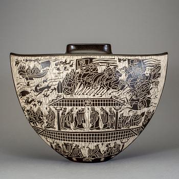 GOLVVAS, porslin, Kina, 1900-tal.