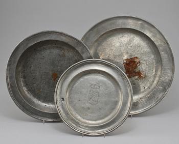 FAT, 3 st, tenn, 1700/1800-tal.