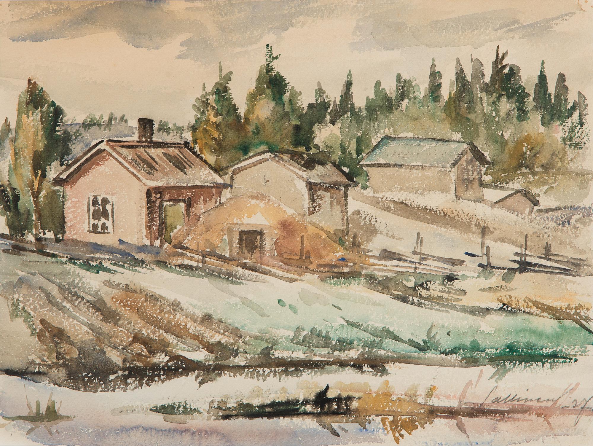 Tyko Sallinen, Countryside scene.