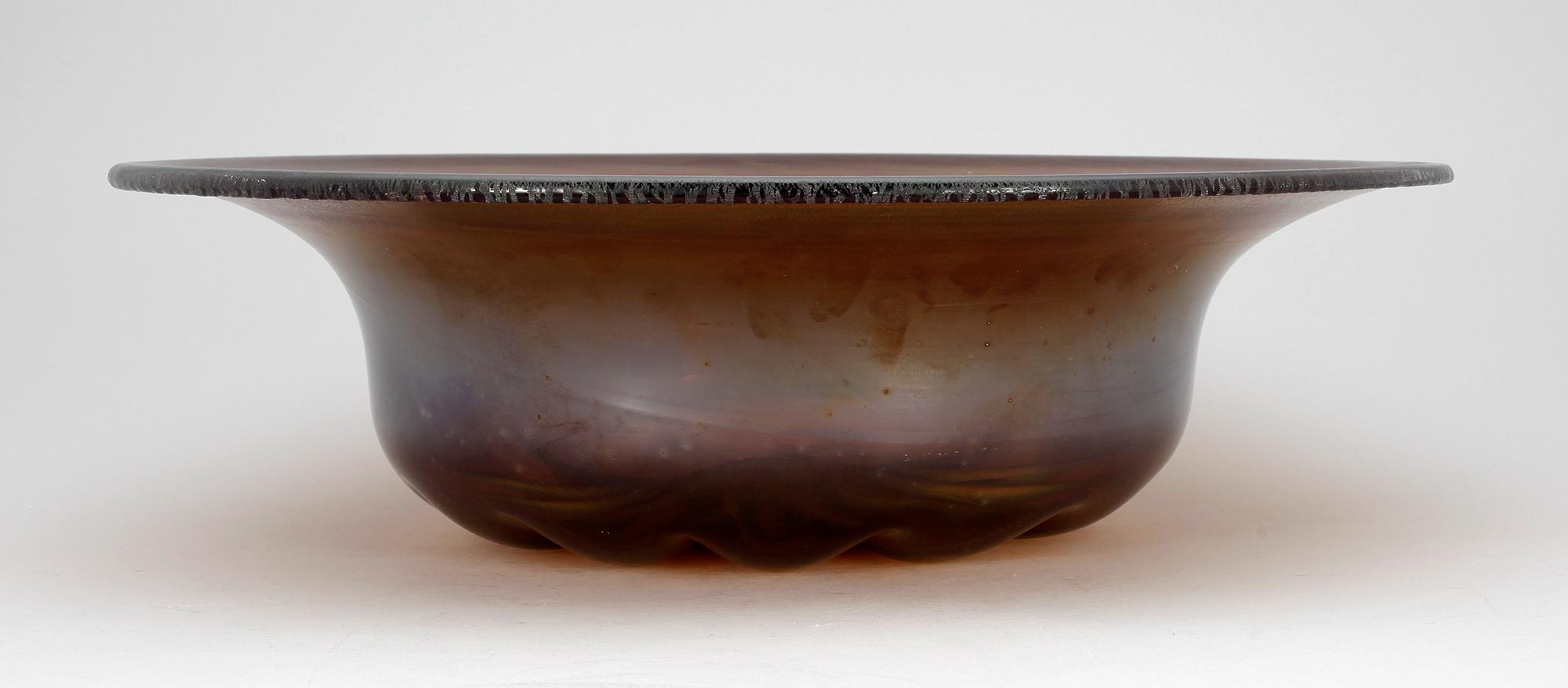 SKÅLFAT, glas, trol Löetz Österrike, 1900-talets början.