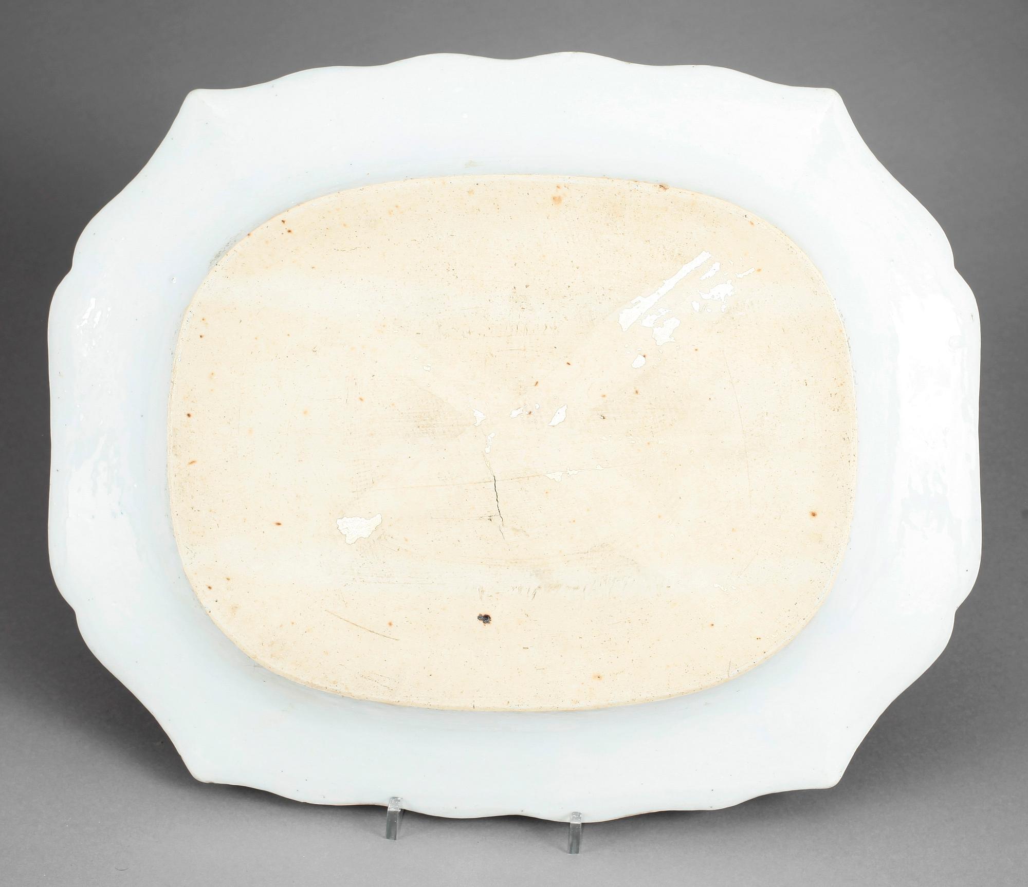 STEKFAT, porslin, Kina, 1700-tal.