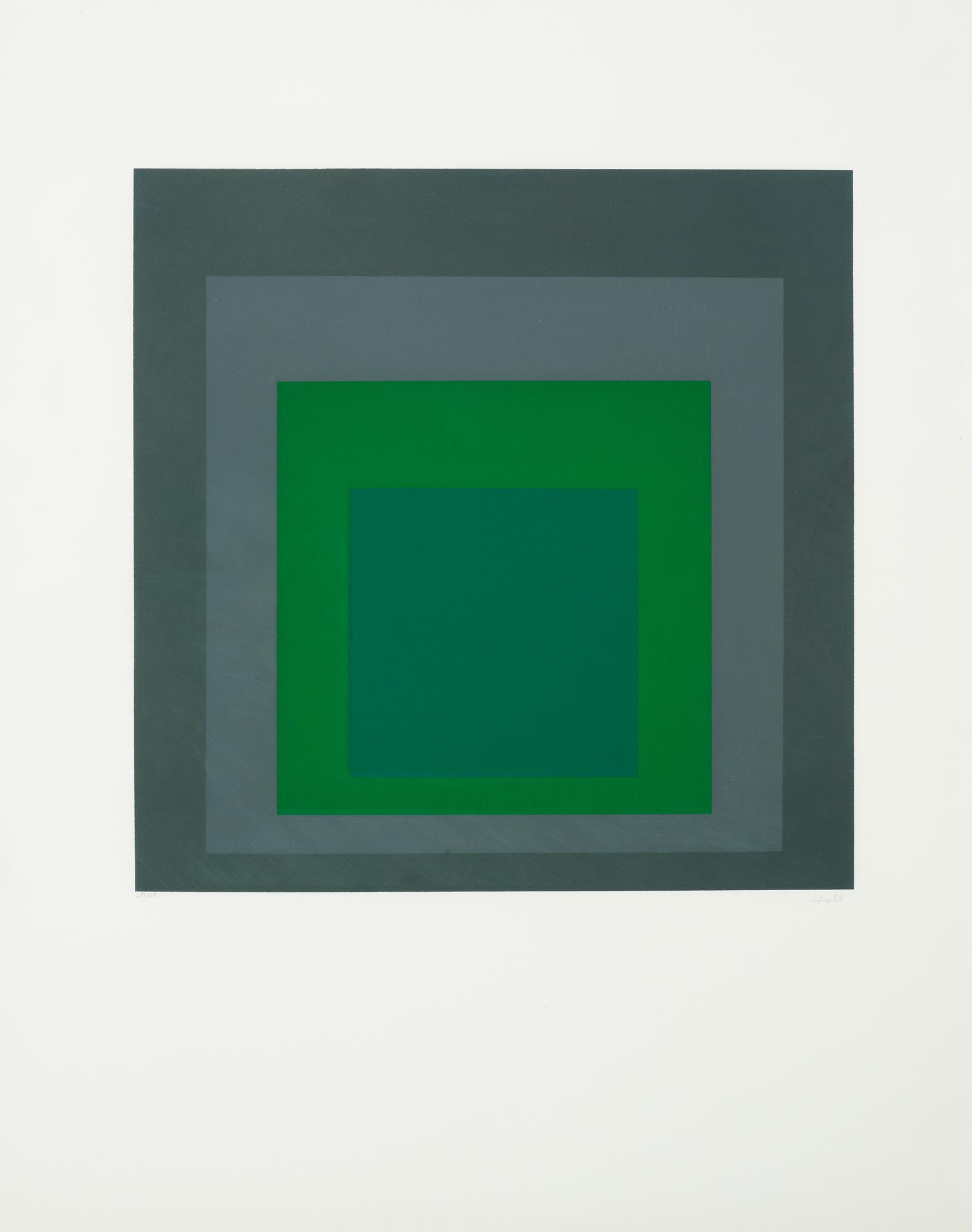 Josef Albers, "Hommage au carré".