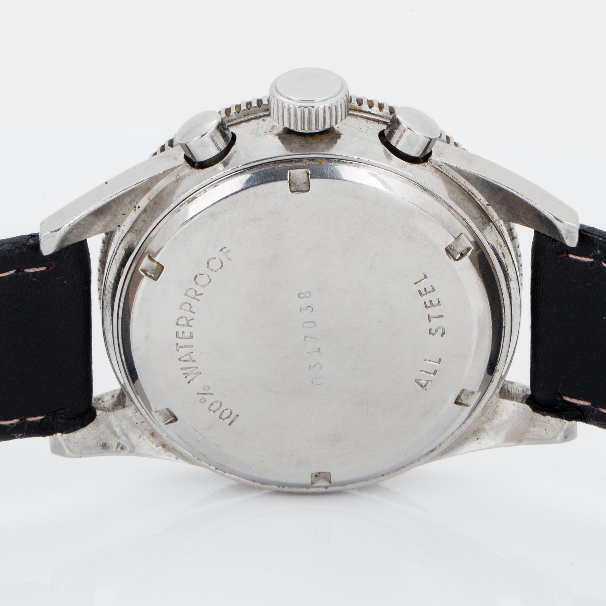 YEMA, Yachtingraf, chronograph, "Patent Pending Dial".