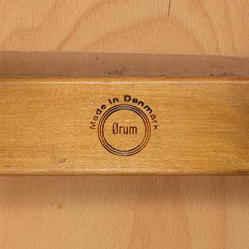 A teak armchair from Örum, Denmark.