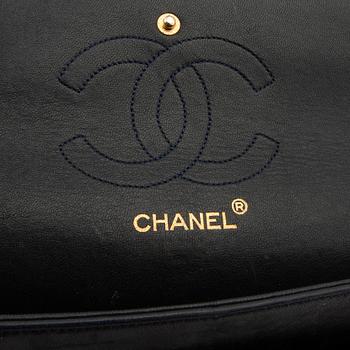 Chanel, "Double Flap Bag" vintage handbag from the 1980s.