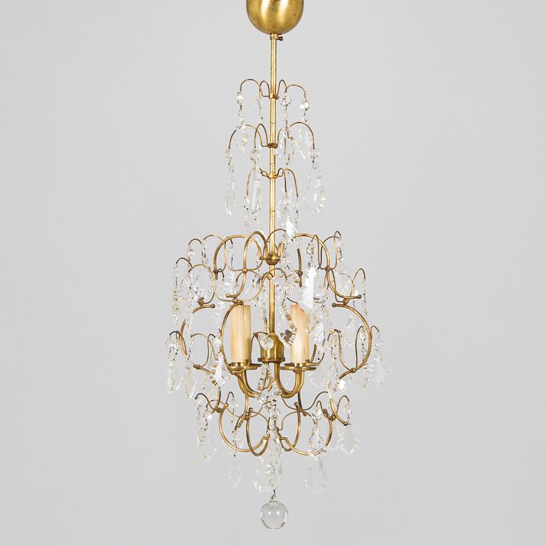 Paavo Tynell, a mid-20th century chandelier for Idman.