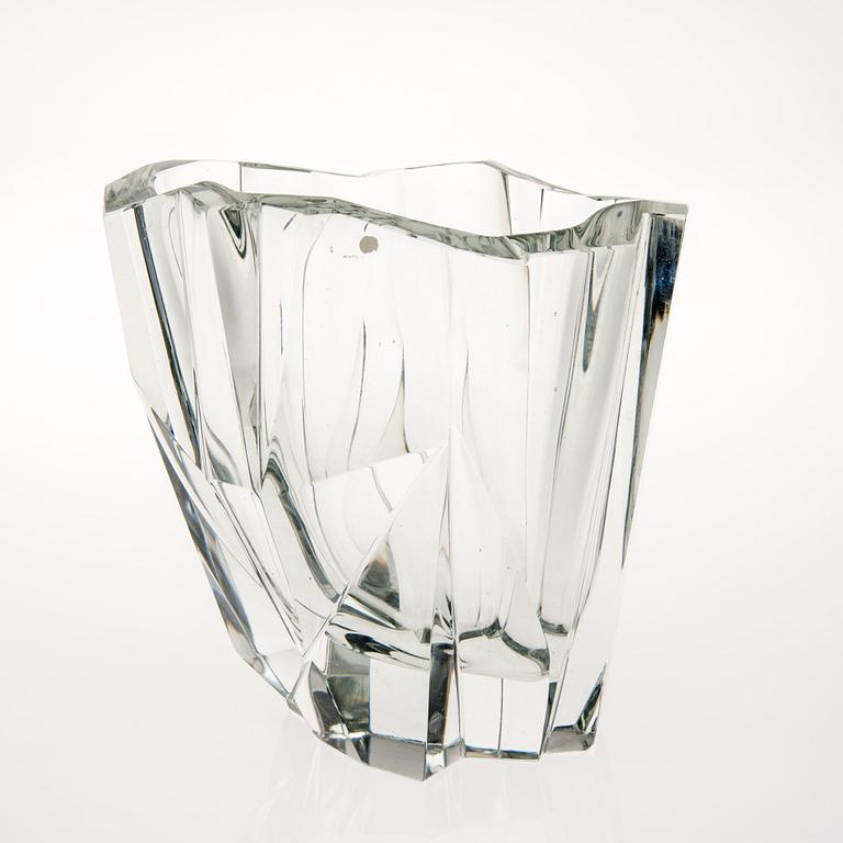 VAS, glas, "Isberg", signerad Tapio Wirkkala -3825, Iittala. Formgiven 1951.