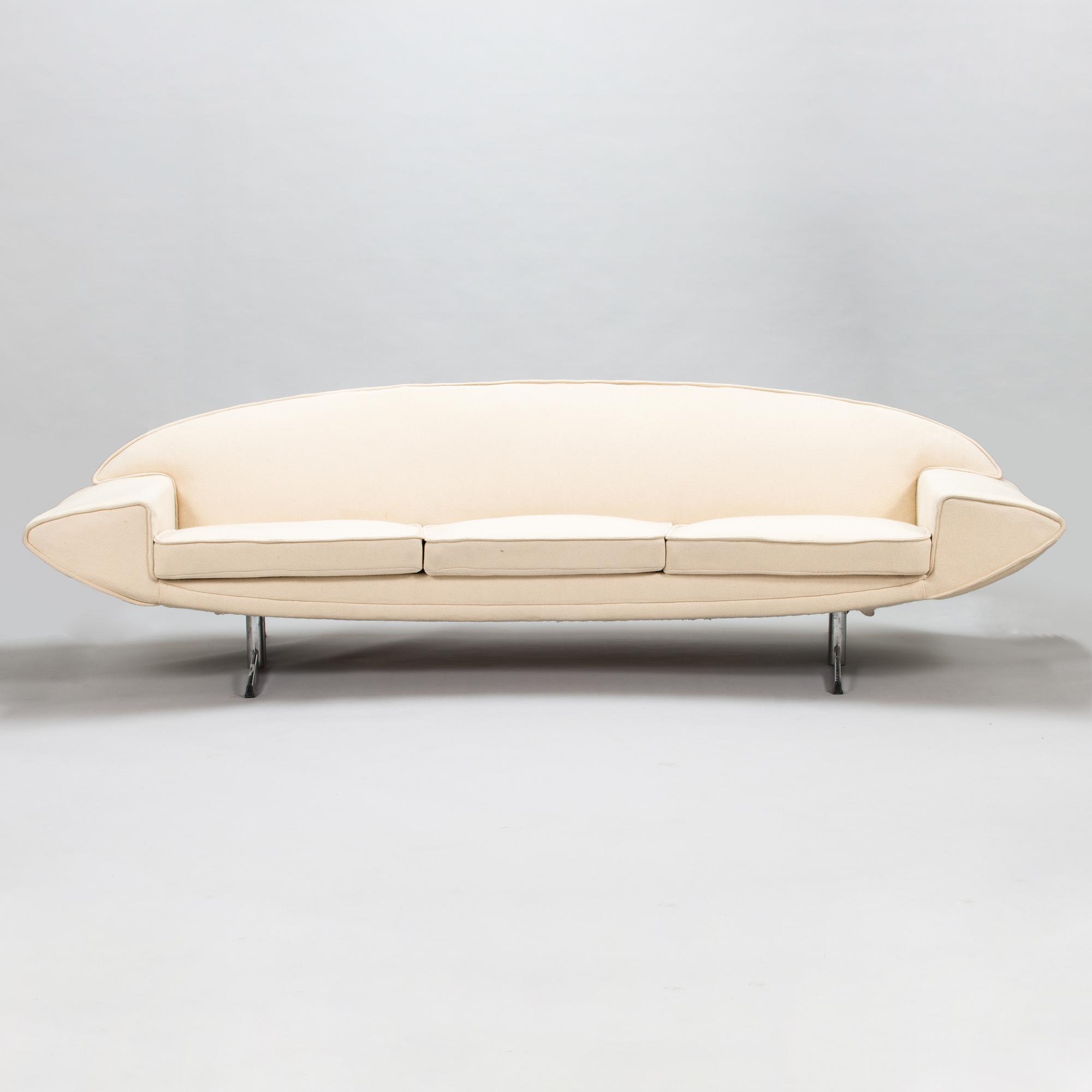 Johannes Andersen, Three-piece 1960's/70's 'Capri' sofa suite for Trensum Möbelfabrik.