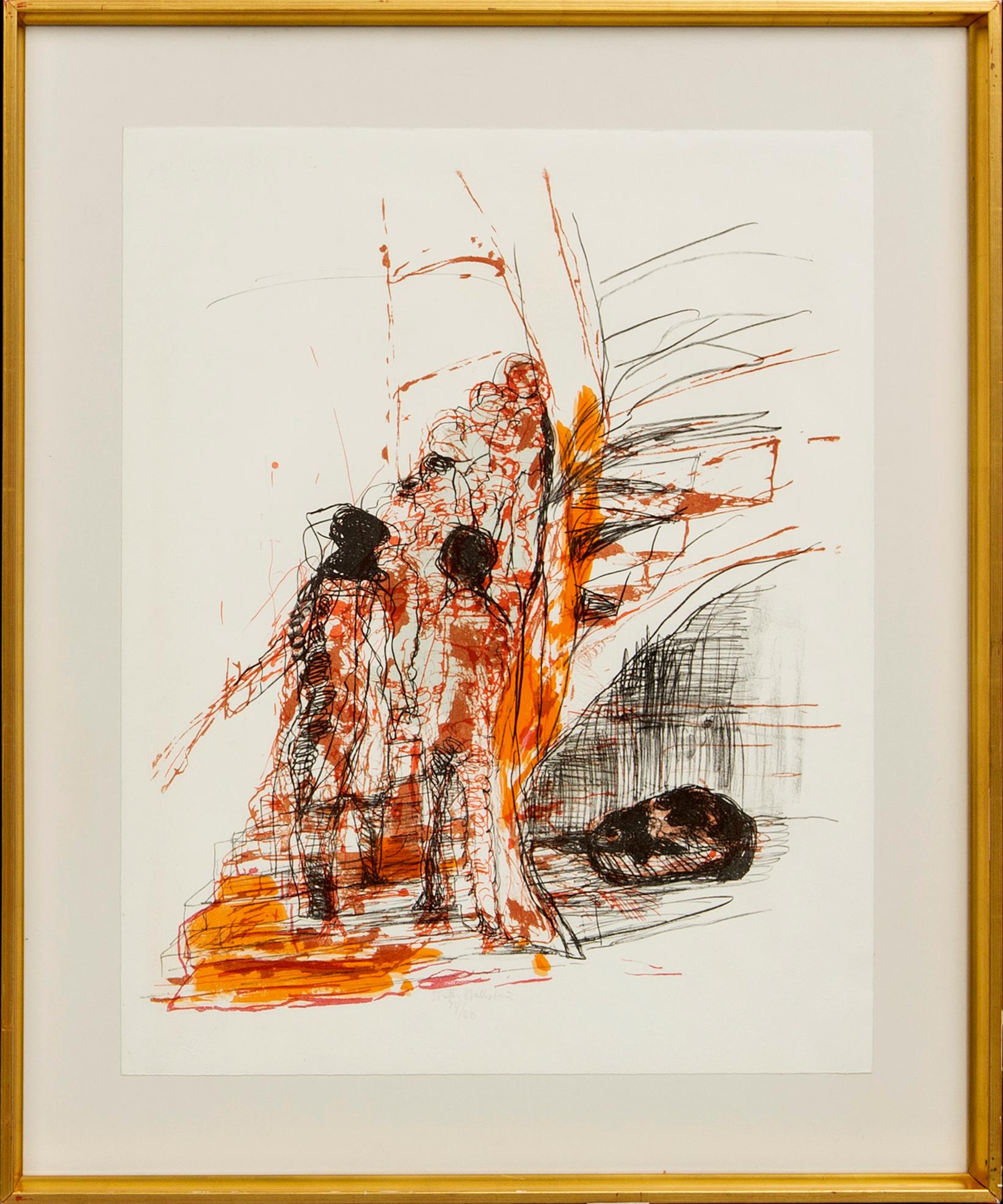 Staffan Hallström, litograph, signed and numbered 14/60.