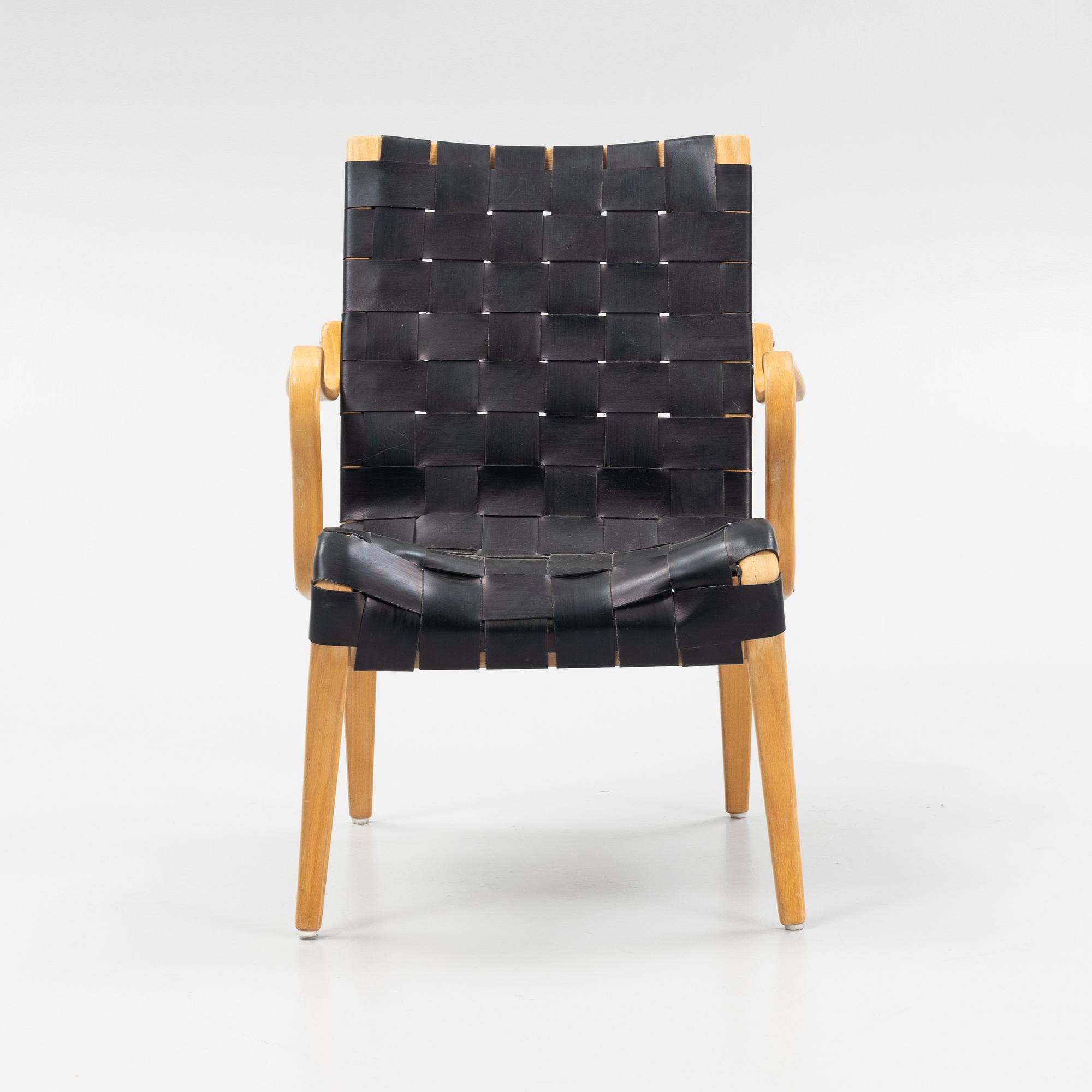A 'Mina' armchair by Bruno Mathsson, second half of the 20th Century.