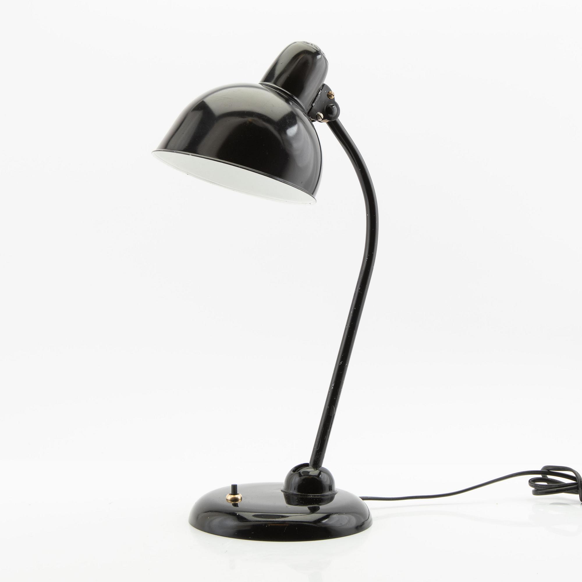 Christian Dell, Table lamp, Kaiser Idell, Germany, 1930s-1940s.