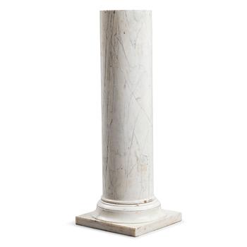 136. A late Gustavian marble column.