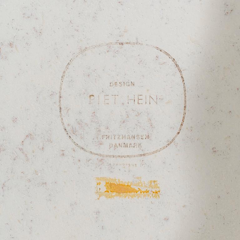 PIET HEIN & BRUNO MATHSSON, a 'Supercirkel'  table from Fritz Hansen, Denmark,