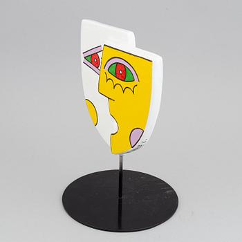 Ludo Huys, sculpture in painted polyester, signed and numbered 2/25.