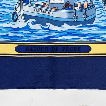 Hermès, scarf, "Retour de Pêche".