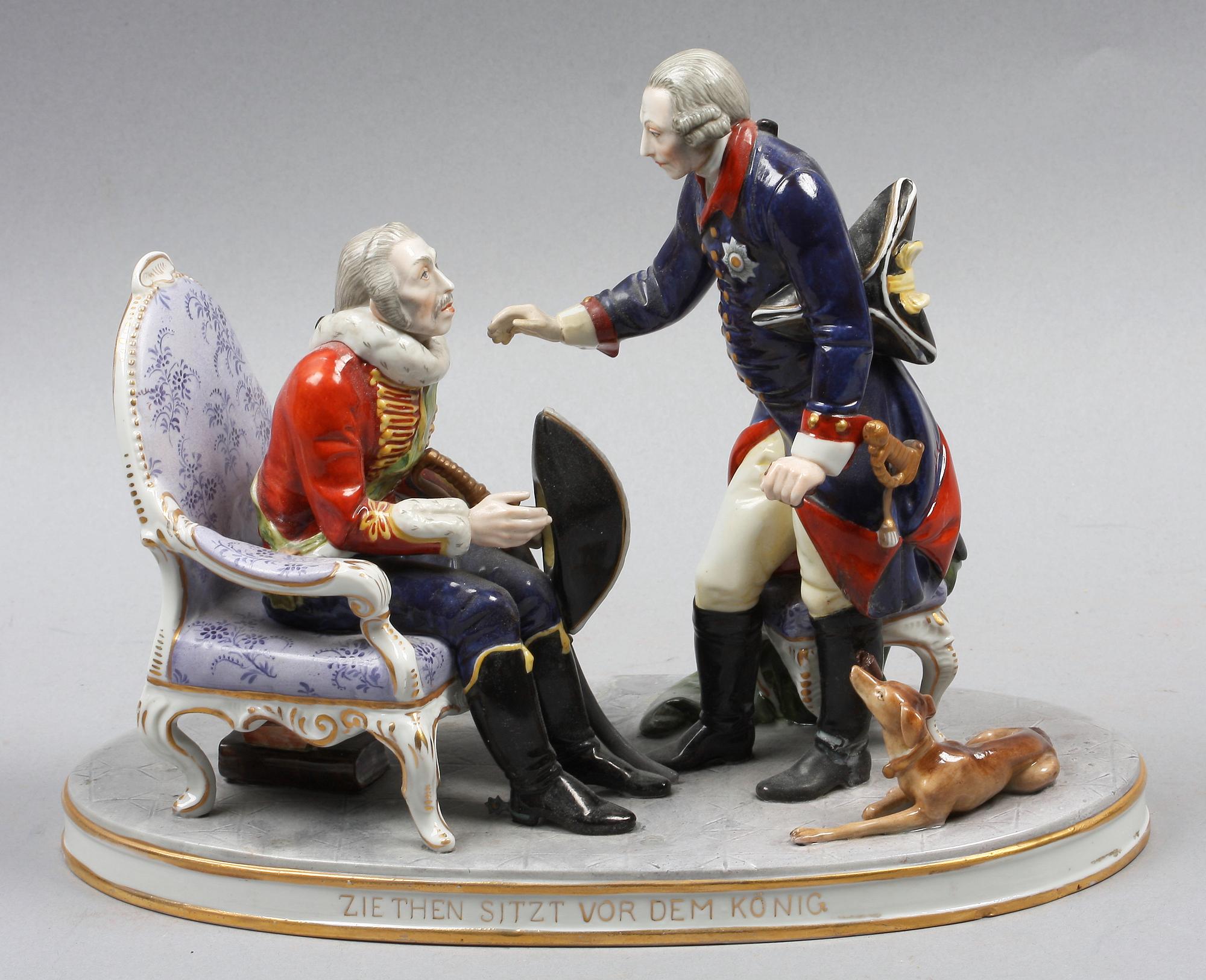 PARTI FIGURINER, 3 st, porslin.