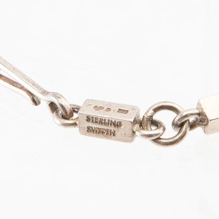 Wiwen Nilsson, sterling silver bracelet, Lund 1964.