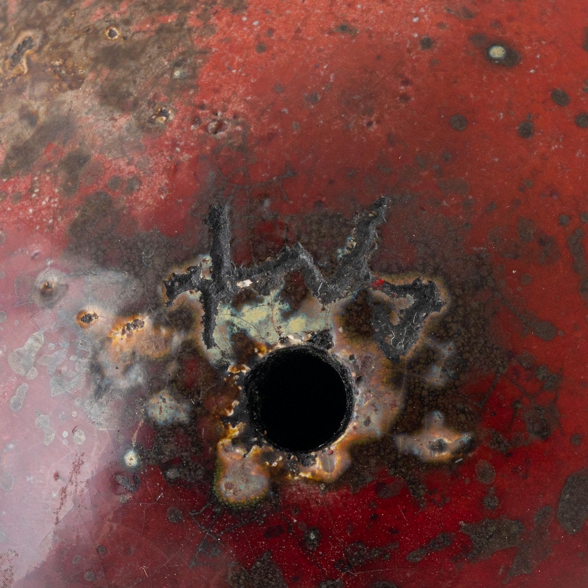 Hans Hedberg, a faience sculpture of an egg, Biot, France.