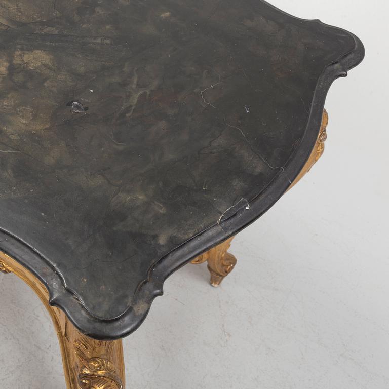 Salon table, Rococo style, circa mid-20th century.