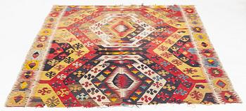 Rug, Antique Anatolian Kilim, circa 235 x 177 cm.