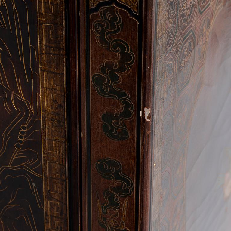 A late 20th century Chinese cabinet / TV cabinet.