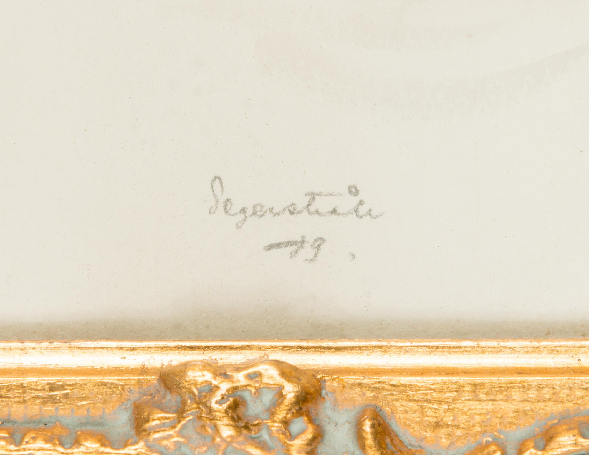 Lennart Segerstråle, akvarell, signerad och otydligt daterad.