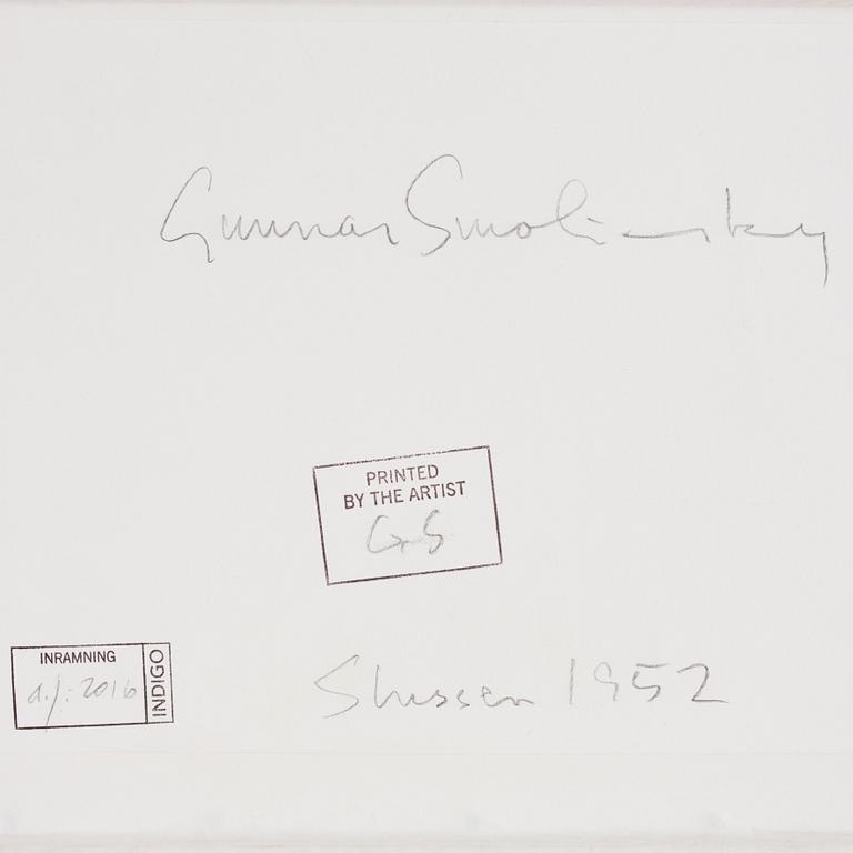 Gunnar Smoliansky, "Slussen", 1952.
