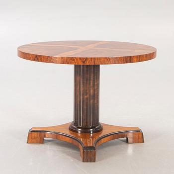 A 1930s Swedish Grace walnut coffee table.