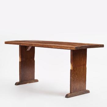 Axel Einar Hjorth, a stained pine "Sport" table, Nordiska Kompaniet, Sweden, 1930s.