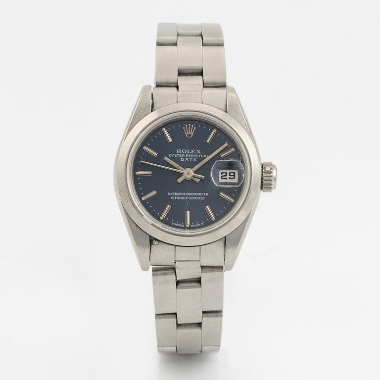 Rolex, Oyster Perpetual, Date, wristwatch, 26 mm.