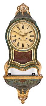 696. A Swedish Rococo 18th century bracket clock by A. Weit.