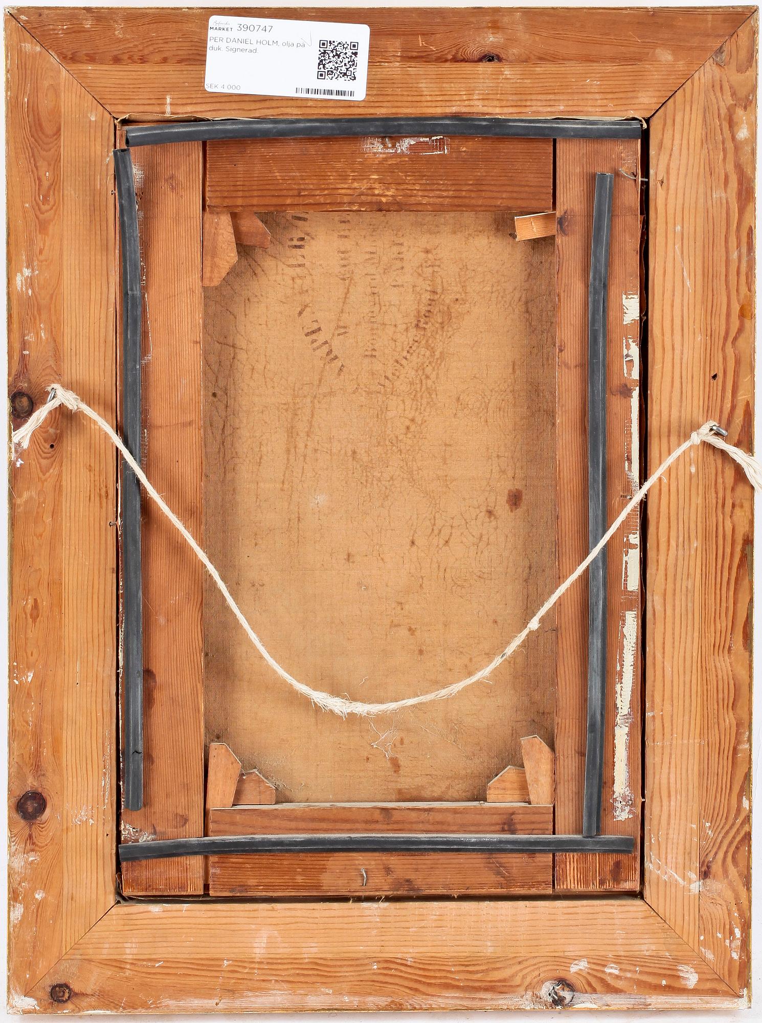 PER DANIEL HOLM, olja på duk. Signerad.