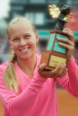 TENNISTIMME, med Johanna Larsson och coach Mattias Arvidsson.