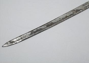 A hunting knife, around the year 1800.