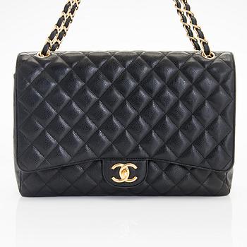 Chanel, a 'Double Flap Bag Maxi' bag, 2010-2011.