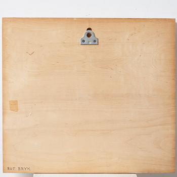 Rut Bryk, a stoneware wall relief, Arabia, Finland 1970's.