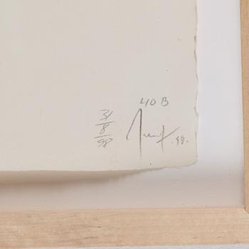 ULF ROLLOF, triptych, watercolour on paper, signed and dated 31/8/98.