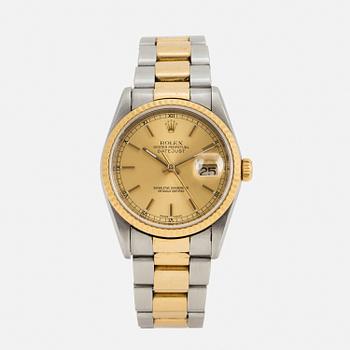 ROLEX, Oyster Perpetual, Datejust, wristwatch, 36 mm,