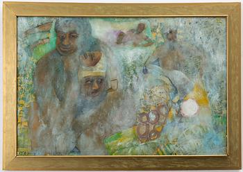 Jak Katarikawe, Figurative composition.